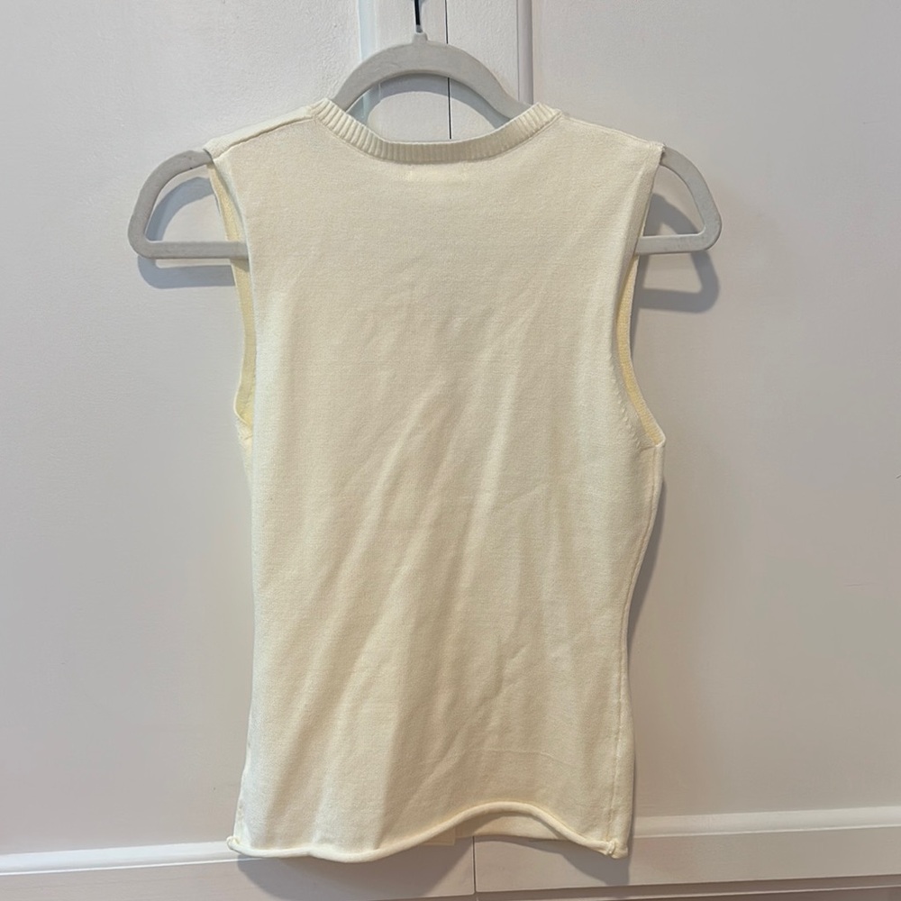 TCEC Cream Knit Top - Picture 3 of 3